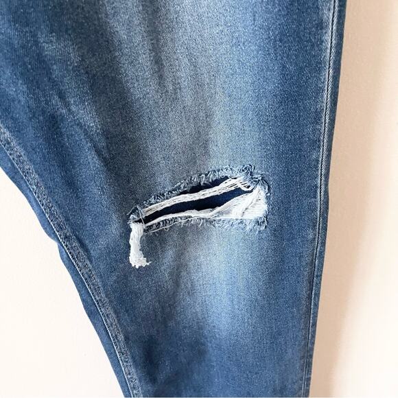 Kancan Klover Mid Rise Slim Straight Jeans Women’s size 3XL Button Fly Blue - Picture 4 of 11